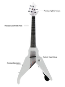 Viper PRO Silver Sparkle Limited Edition Electric Violin